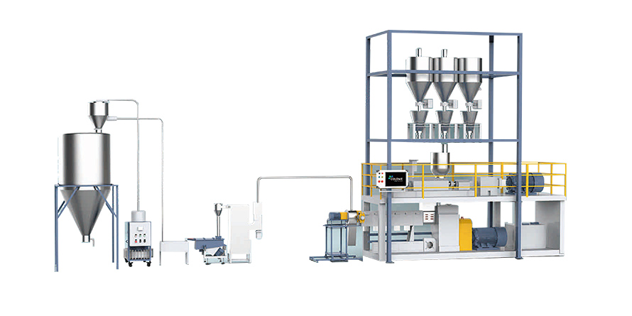 有關(guān)雙螺桿造粒機(jī)擠壓系統(tǒng)的組成